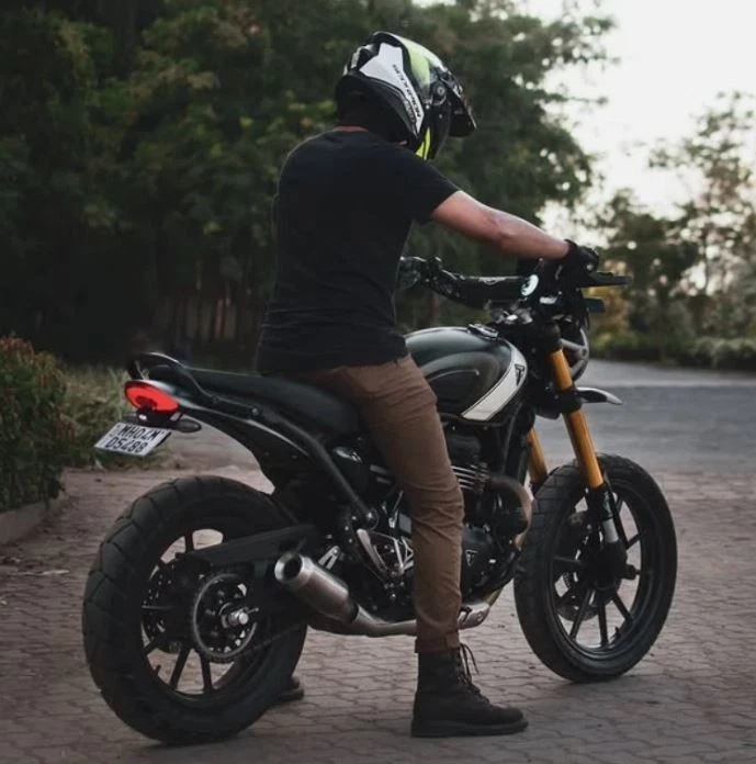 "AEW EDGE EXHAUST MATTE" FIT FOR TRIUMPH SPEED 400 & TRIUMPH SCRAMBLER 400 - Image 4 of 4