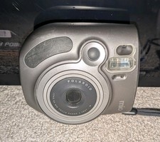 Vintage Polaroid Mio Instant Camera Gray Compact untested