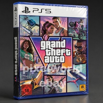 GTA VI | Grand Theft Auto 6 | PS5 Vorbestellung + Preorderbonus | Vö 19.11.2026