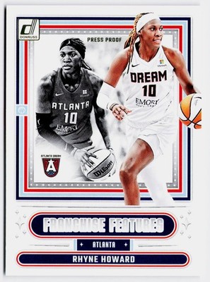 Rhyne Howard Atlanta Dream 2025 Donruss WNBA Franchise Features Press Proof #4