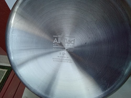ALL CLAD 8 QT STOCK POT DBL HANDLE LID METAL CRAFTERS BONDED ENGINEERED &... - Picture 9 of 14