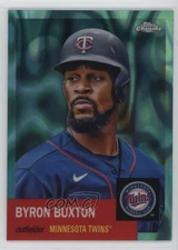 2022 Topps Chrome Platinum Anniversary Aqua Lava Refractor /299 Byron Buxton 6o3