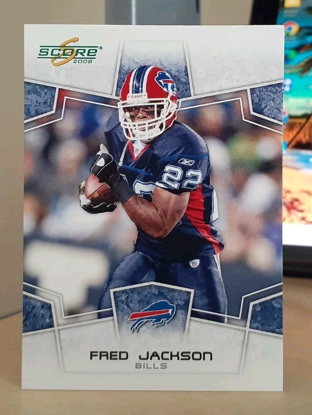 2008 FRED JACKSON SCORE #39 ROOKIE RC BUFFALO BILLS COE COLLEGE KOHAWKS