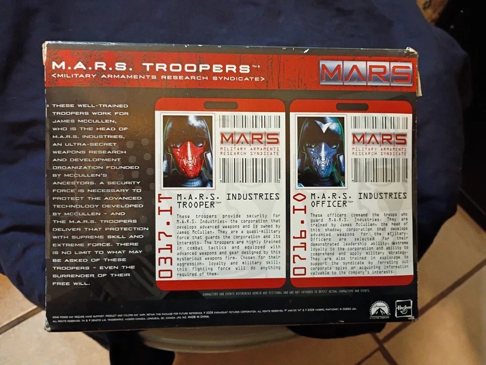 GI Joe Mars Troopers Paquete de 3 SELLADOS Completo Rise of Cobra ARAH Hasbro 2008 Foto 3 de 4