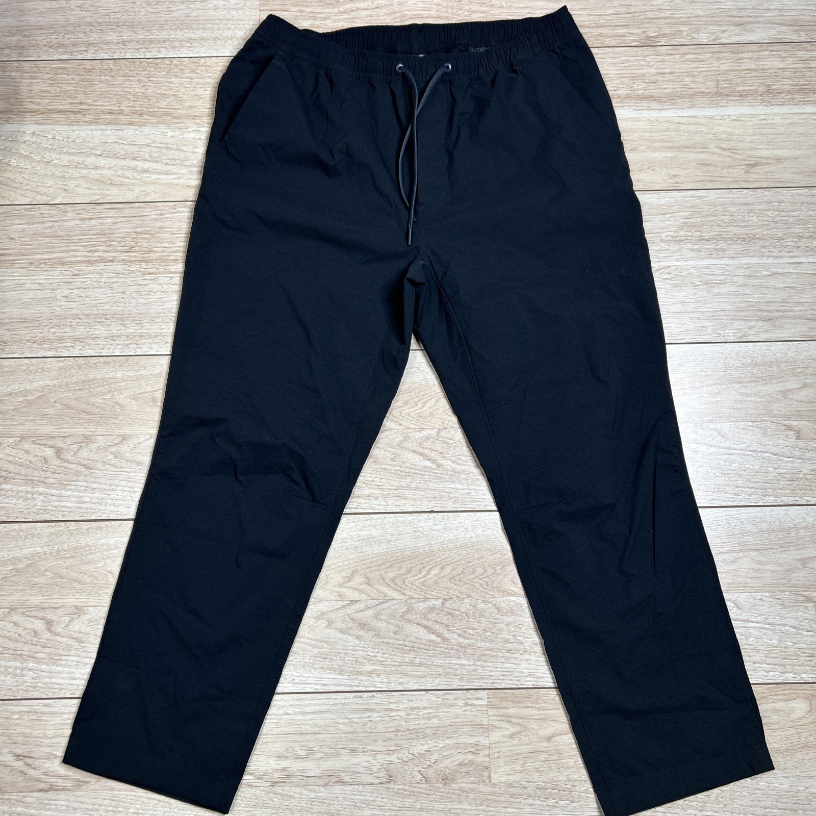 Mountain Hardwear Pants Mens XL Black Waterproof Nylon Rain Shell Hiking