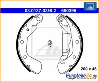 Bremsbackensatz Ate 03.0137-0396.2 FüR Opel Corsa C