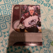 20-21 UD Trilogy Hockey Rookie Renditions RR-21 Shane Bowers