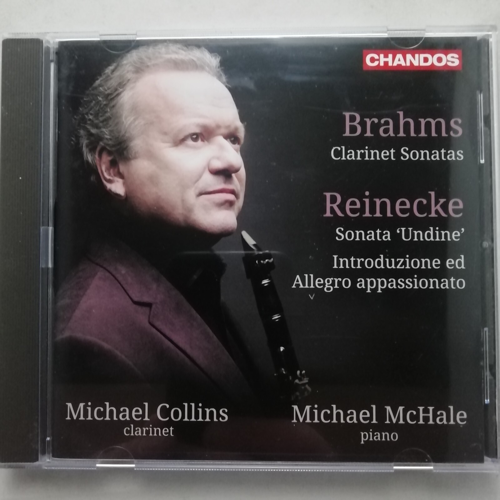Brahms / Reinecke: Clarinet Sonatas / Collins / McHale / Chandos CD CHAN 10844