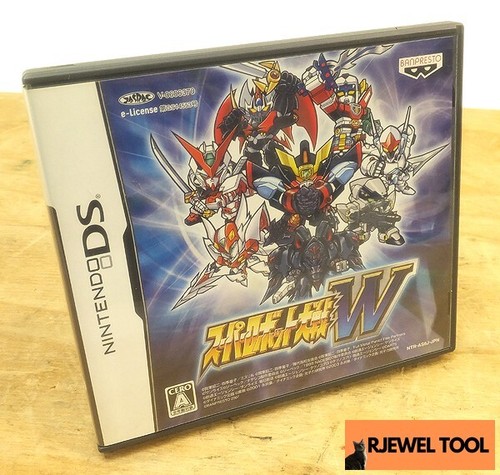 USED Super Robot Wars W スーパーロボット大戦W Banpresto Nintendo DS Japan - Picture 1 of 6