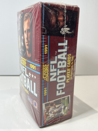 NFL FOOTBALL - 1991 SCORE SERIES I BOX (1) SEALED Player Cards - Picture 2 of 8