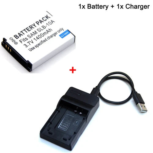 AUS Battery / Charger For Samsung WB150F WB200F WB280F WB350F WB500 WB-500 WB550 - Picture 4 of 7