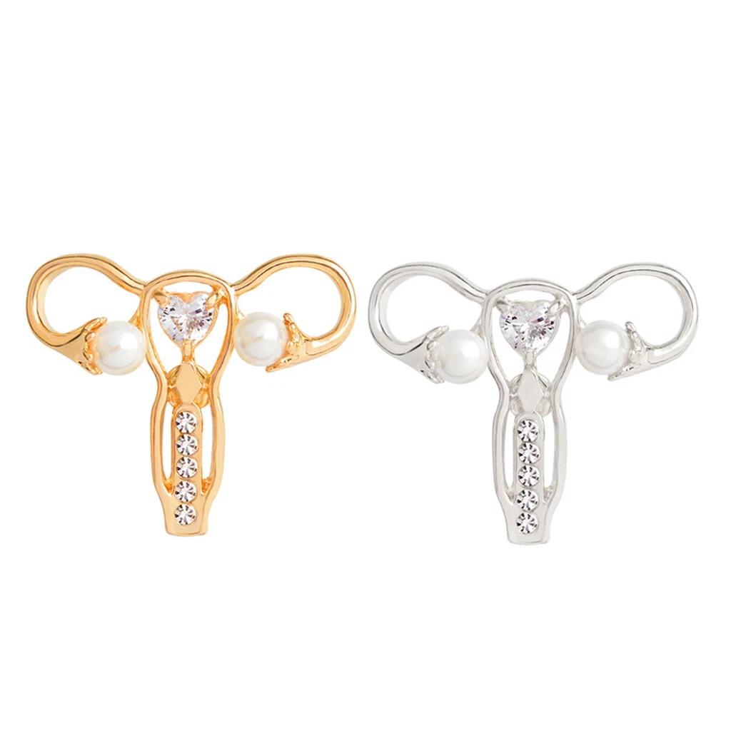 Personality Female Body Organ Uterus Brooch Doctor Nurse Jewelry