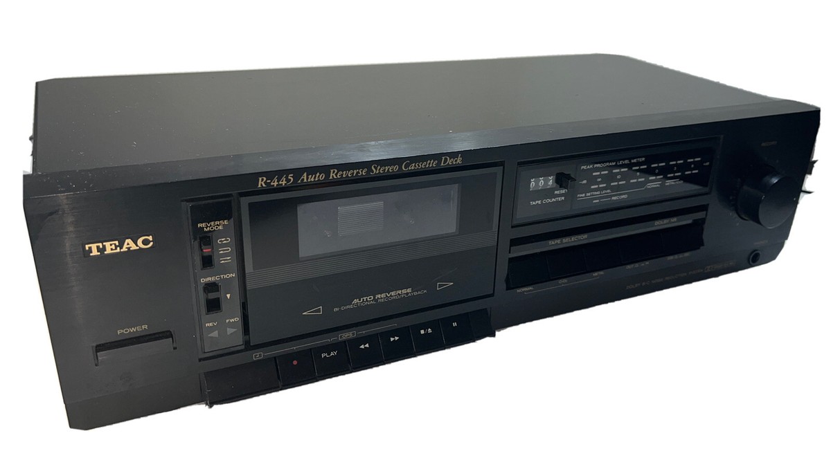 TEAC R-445 Auto Reverse (Bi-directional record/playback) Stereo