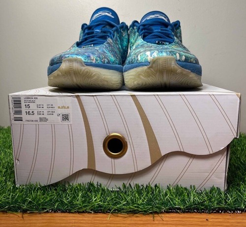 Nike Lebron 21 Abalone Industrial Blue Size 15 Sneakers Shoes w/ Box FN0708-400 - Picture 9 of 14