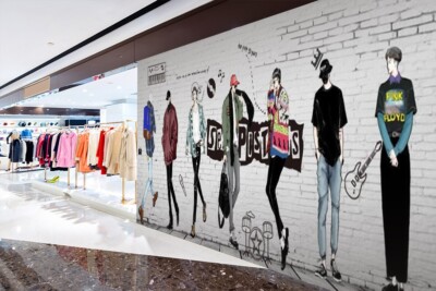 3D Fashion Music G15544 Wallpaper Wall Murals Removable Self-adhesive Honey