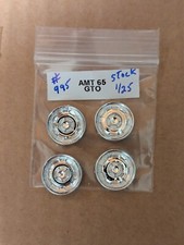 Amt 65 Pontiac Gto Stock Wheels New 125 995 Chrome Not Perfect