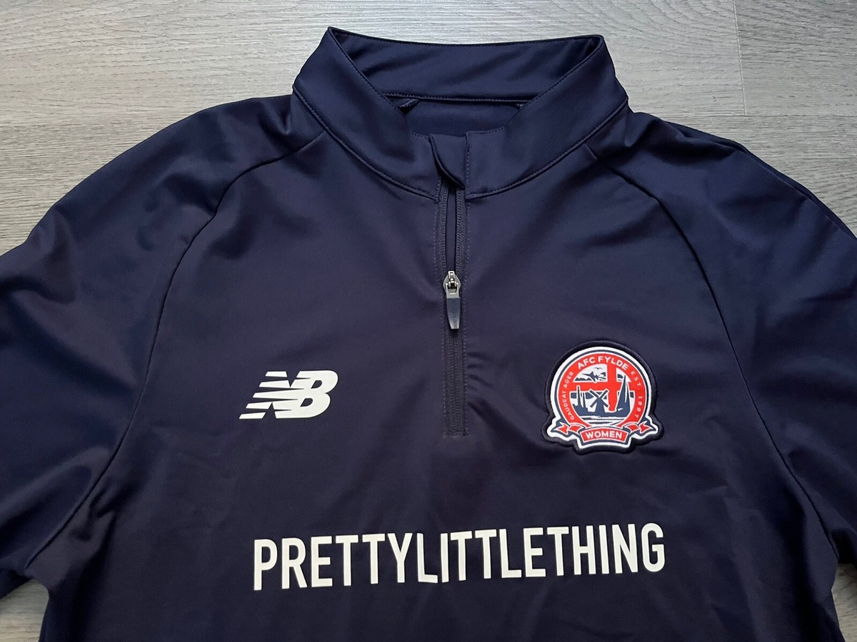 AFC Fylde Women New Balance Mens Football 1/4 Zip Training Top