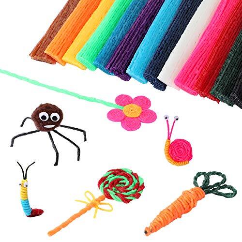  1000PCS Wax Craft Sticks Bendable Sticky Yarn Molding Sculpting  Sticks in 13 Colors Wax Sticks Bulk with Storage Bag for Kids DIY Project  Art Supplies - Great Toys for Home and