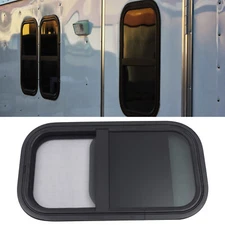 Replacement Trim Rings+RV Window Teardrop Vertical Sliding Glass Window 2 Pack