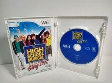 High School Musical Sing it Nintendo Wii Wii 2007 Disney Complete W/Manual