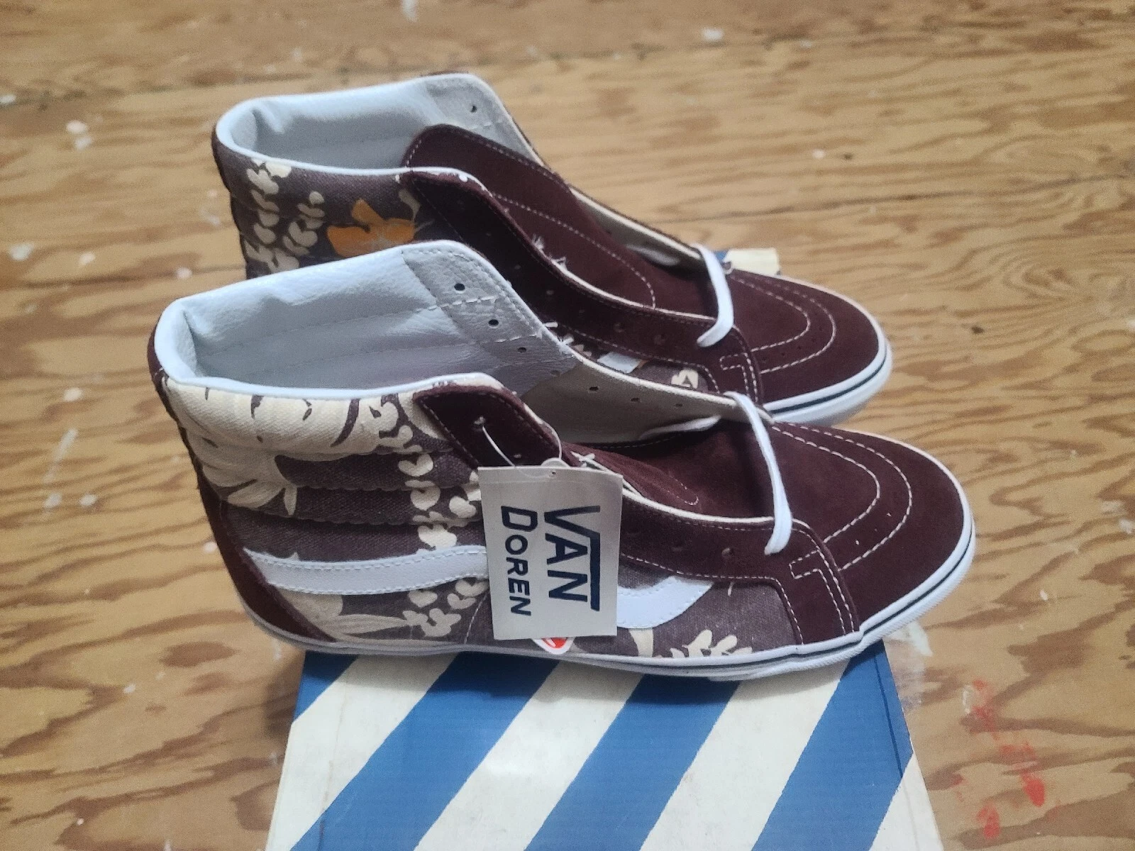 Vans X Van DOREN marron Sk8 Hi HOMME TAILLE 11 supreme wtaps