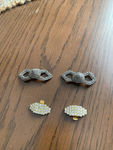Lote of4 Clip en hebillas de zapatos Varios Estilos (Art Decó/Rhinestone +)  | eBay