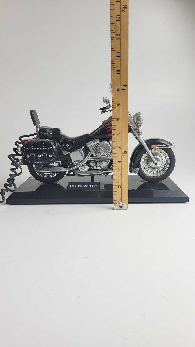 Harley Davidson Motorcycle Red Flames Telephone Novelty