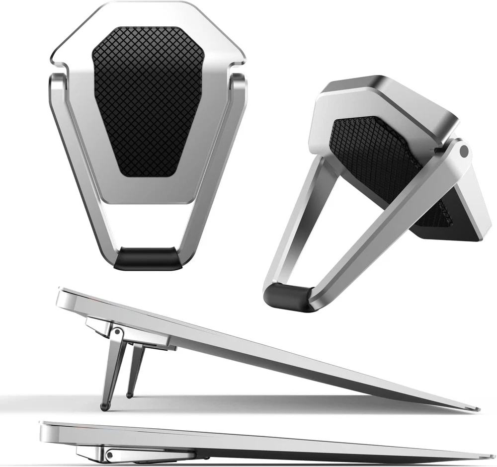 Laptop Stand for Desk, Portable Anti-Slip Keyboard Riser, Zinc Alloy Keyboard St