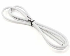 White 13awg Silicone Wire 3 feet (3′)