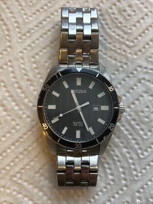 Vintage Citizen Chronograph WR 100 GN-4-S .10 Bar. Quartz Vintage Citizen Chronograph WR 100 GN-4-S .10 Bar. Quartz