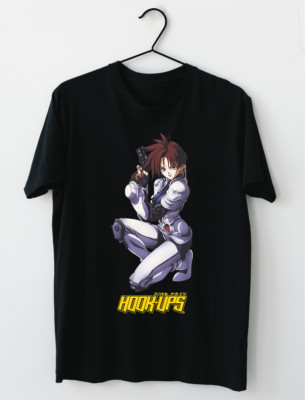 LIMITED NEW Hook Ups Skateboard IRIA Zeiram The Animation T-Shirt S-4XL