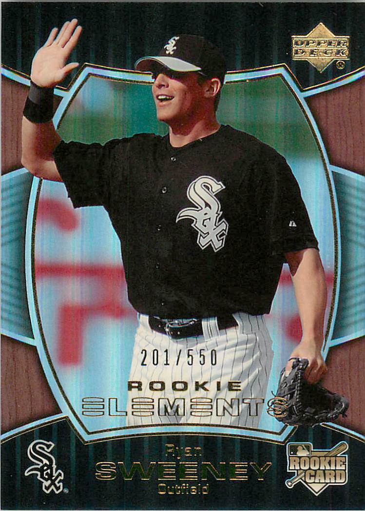 RYAN SWEENEY 2007 Upper Deck ROOKIE ELEMENTS RC /550 White Sox #135