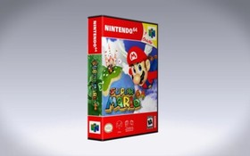 Super Mario 64 - Nintendo 64 N64 Custom Case *NO GAME*