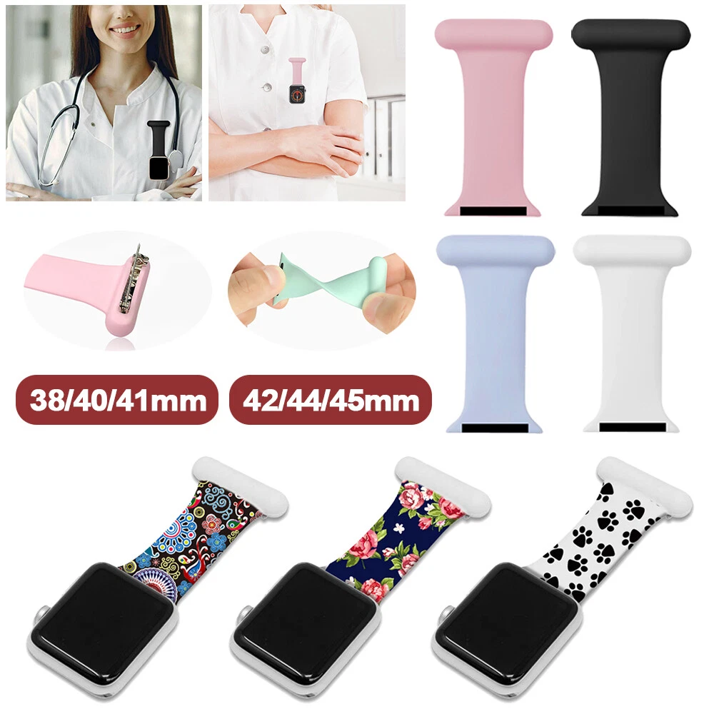 Fob Clip On Strap Band for Apple Watch 7 6 5 Nurses Midwives