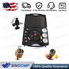 SINOCMP Hydraulic Pressure Gague Test Kit Nitrogen Accumulator Charging System