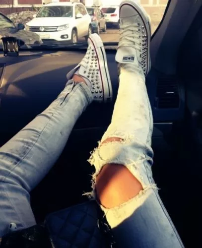 All star bianche basse con cheap borchie
