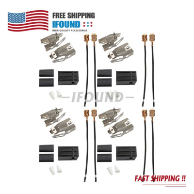 4 Pack 330031 Range Burner Receptacle Kit For Whirlpool Kenmore Range ...