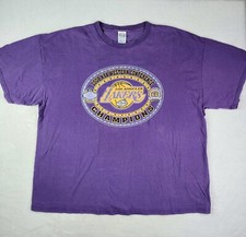 Los Angeles LAKERS 2008 Western Conference Champions NBA Finals T Shirt 3XL 