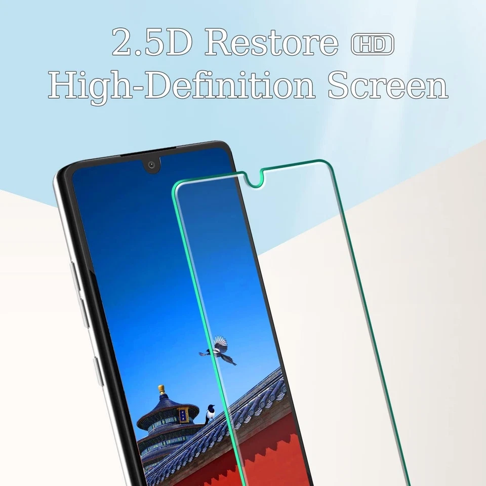 3 PACK Tempered Glass Screen Protector For LG Stylo 6 Full 9H Premium HD Clear - Image 3 of 4