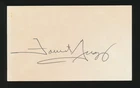 FORREST GREGG (1956-1970 Green Bay Packers) -Autographed Index Card (d.2019)