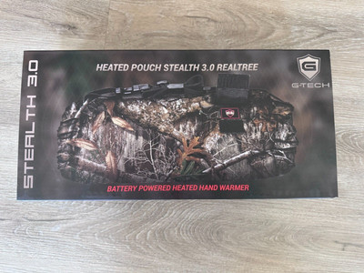 G-Tech Stealth 3.0 Heated Pouch Hand Warmer Realtree Timber NIB