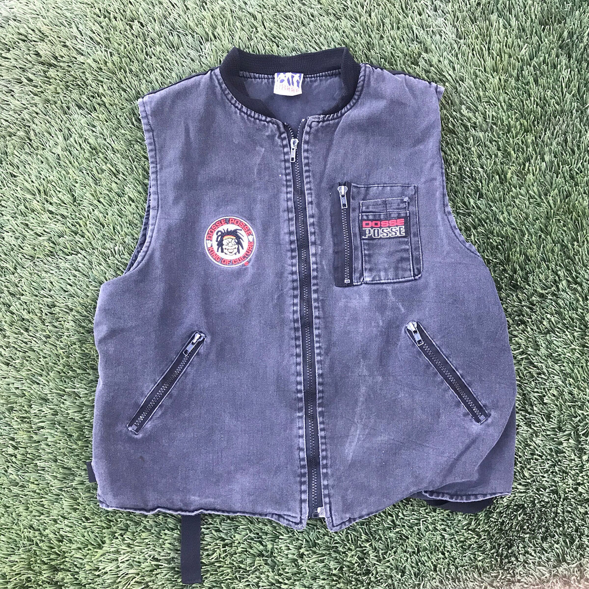 OG RARE 90's DOSSE POSSE VEST VINTAGE DOSSE POSSE ZIP UP | eBay OG RARE 90's DOSSE POSSE VEST VINTAGE DOSSE POSSE ZIP UP | eBay