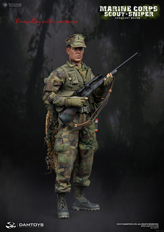Perfect Damtoys 93018 Marine Corps Scout Sniper-- Sergeant