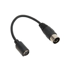 Keyboard Mouse Converter Cable, 5 Pin DIN Male to 6 Pin Din Female Adaptor, 5...