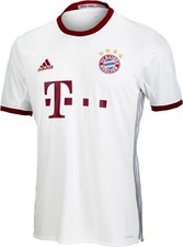 NEW adidas Youth 13-14 FC Bayern Munich UCL Jersey Soccer White S/S AZ4667