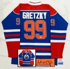 Wayne Gretzky Signed Jersey Edmonton Oilers PSA/DNA 1 COA