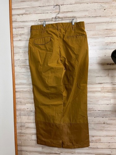 Gamehide Men's Canvas Brush Pants Size 38 Brown Outdoor Hunting Workwear Durable - Picture 3 of 3