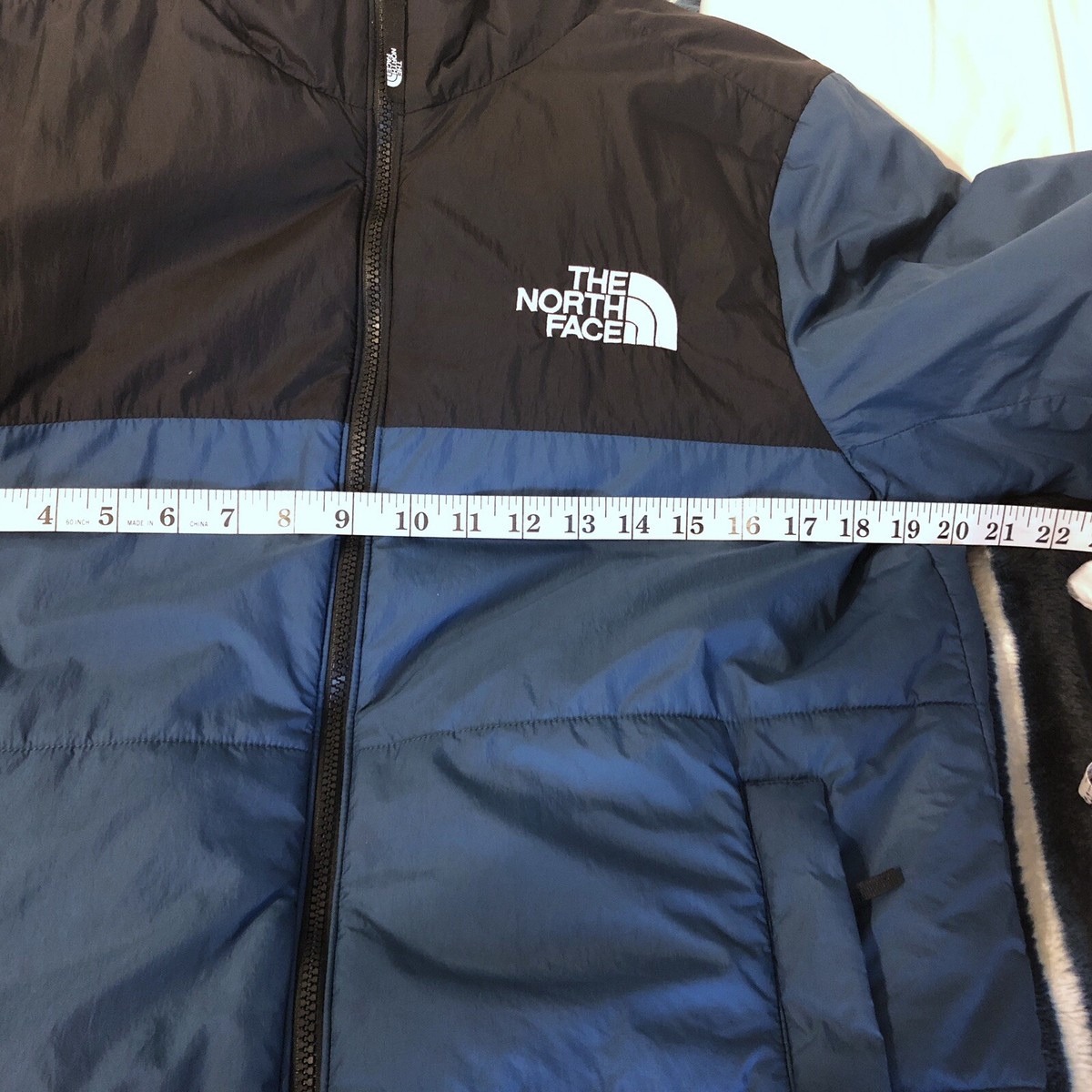 The North Face Gosei Puffer Jacket Men's Medium Black Blue The North Face Gosei Puffer Jacket Men's Medium Black Blue