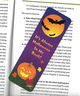 Halloween Pumpkin Bookmarks