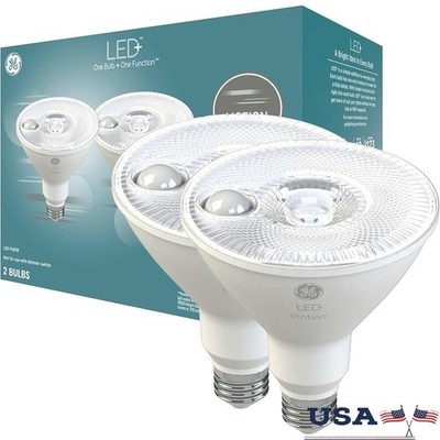 Motion Sensor LED Flood Light Bulb Outdoor 15W Energy Efficient Automatic On Off